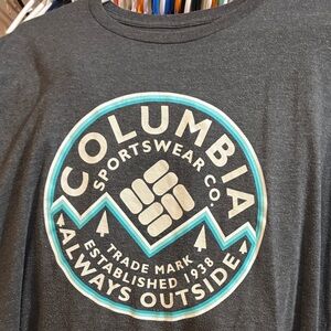 Columbia Men's Charcoal Graphic Tee